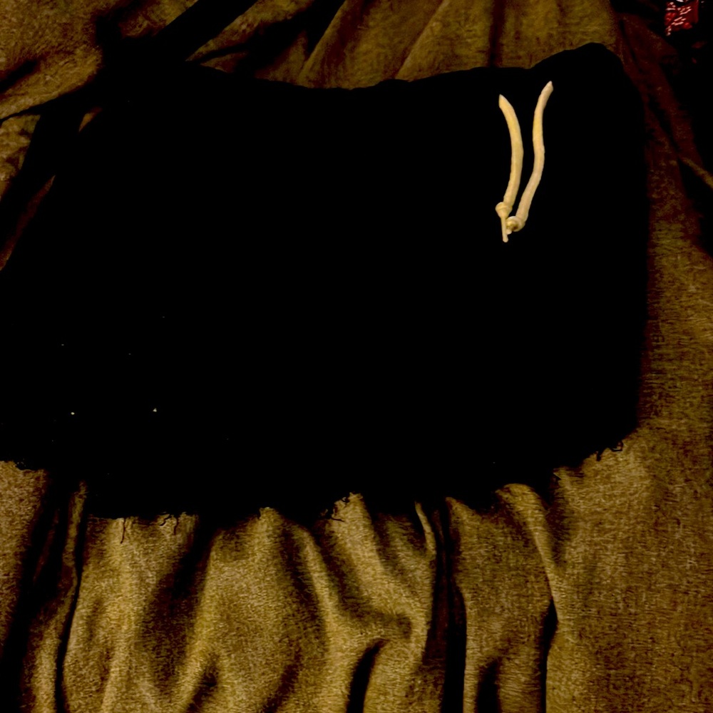 Black, comfy shorts